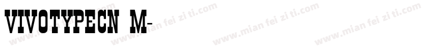 VIVOTYPECN M字体转换